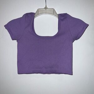 AEROPOSTALE Women’s Small Purple Crop Top - Seriously Soft Collection LIKE NEW